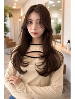 エレノア 武蔵小杉店(Eleanor) グレージュカラーレイヤーカットワンカールブリーチなし