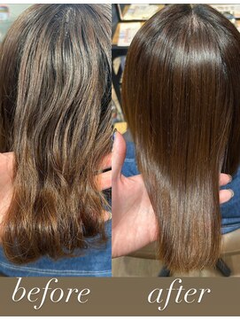パプスドコワフュール 甲子園口店(Pap's de coiffeur) シルク酸性ストレート