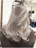 ROUIS/津田沼駅/ハイライト/白髪ぼかしハイライト/ケアブリーチ