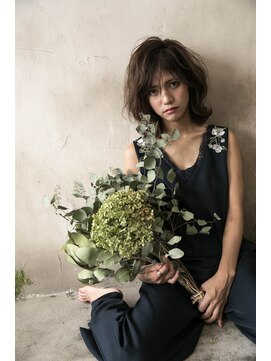 ヘア デザイン ハルプ(hair design HALB) ボサカワ　ボタニカル　ミディ