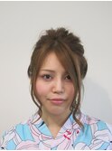浴衣ダウンスタイル