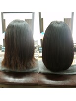 ルーミールーム(RoomieRoom)&nbsp;カラーと共に髪質改善美シルエットサラ艶ストレート