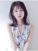 【JILI.TA京都】大人可愛いゆるふわセミディ♪ベージュカラー♪