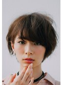 まるボブ×シアーグレージュでこなれヘア◎30代40代50代