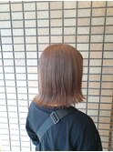 外はねミディ×ミルクティベージュ