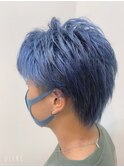 ツーブロックショート