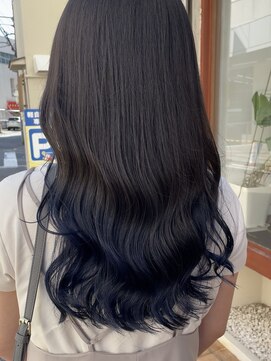 ヨハ ヘア パートナー(YOHA hair PARTNER) ◎ブルーグラデーション @shoki_yoha