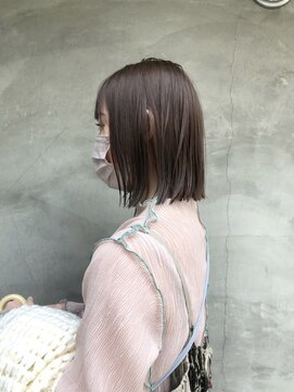 アンバースデー(UNBIRTHDAY) ナチュラルボブ/ストレート/ベージュ