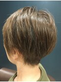 仙台D マッシュショート丸みボブ夏ショートstyle