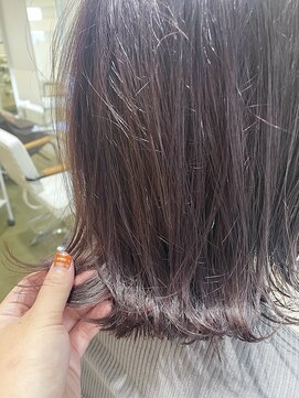 ユッカ 高槻茨木店(YUCCA) 【YUCCA】大人可愛いツヤツヤパープル