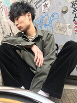 クレスト 草津店(CREST)&nbsp;マッシュツーブロックメンズパーママッシュ