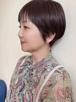 トップヘアー ガーデンヴィラ 安城(Garden Villa)&nbsp;大人可愛いショートボブ/ニュアンスカラー/ぱっつん前髪