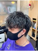 【メンズパーマ】波巻きパーマ