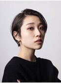 大人黒髪ショート【ハイライト】