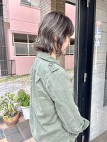 ハグ 横浜(HUG)&nbsp;切りっぱなしボブに大人ハイライトで柔らかな動きを＊