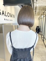 サロウィン 池袋(SALOWIN)&nbsp;オリーブベージュ × ヘイリーボブ × 美髪縮毛矯正 #100