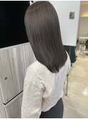 グレージュカラーダブルカラーハイライトカラーケアブリーチ