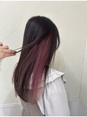インナーカラー☆ペールピンク