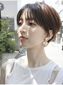 大人マッシュショート／丸みショート／イメチェン／30代40代50代