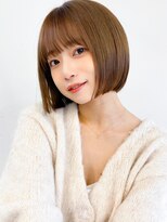 20代30代大人可愛いダブルカラーブリーチミルクティーカラー