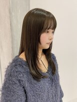 ヨーク(YOKE)&nbsp;【YOKE】オリーブベージュ/レイヤー/レイヤーロング/姫カット