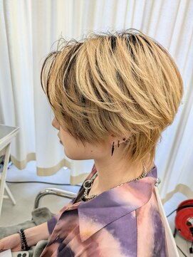 ヘアサロン フラット(Hair salon flat) ショートウルフ