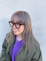 ノイ(noi)&nbsp;ハイライトトーンカラー/シルバーベージュ/ロングレイヤー