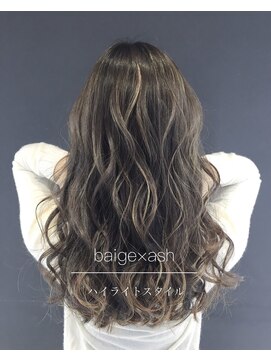 アンジェ(Ange) ダブルカラー、インナーカラー、ハイライト、エクステ、ブリーチ