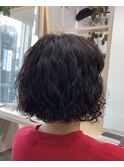 【井上】ショートボブパーマニュアンスパーマ顔周りパーマ横浜