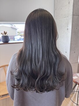 アチーブ ヘア デザイン(achieve hair design) 韓国ウェーブ巻きスタイル透明感グレージュゆるふわロングヘア