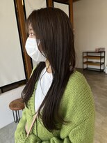 サラビューティーサイト 志免店(SARA Beauty Sight)&nbsp;【琉希也style】オリーブベージュ/顔まわり似合わせカット