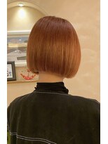 ★ミニボブ ワイドバング 春のテラコッタオレンジ 銀座有楽町