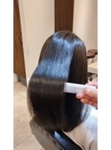 髪質改善＊ロングレイヤーグレーベージュ＊美髪【Zina船橋】