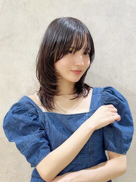 メゾンドイギー(MAISON de IGGY) 小顔レイヤーカット×透明感カラー