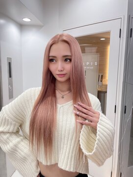 ラピス 渋谷本店(Lapis) ピンクベージュ/ブリーチカラー