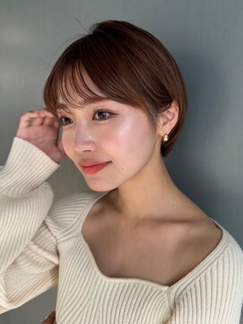 ジーナ 大宮(Zina) 髪質改善＊アプリコットオレンジ＊美髪【Zina 大宮】