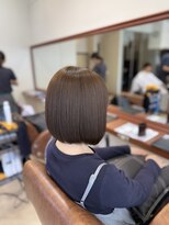 美容室ステラ　坂戸駅前店&nbsp;マロンベージュ×ミニボブ