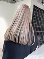 ペレ 梅田(PELE)&nbsp;くびれヘア/アプリコットオレンジ/夏のヘアアレンジ/梅田