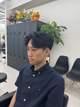 ステージ(STAGE) ニュアンスパーマ　センターパート