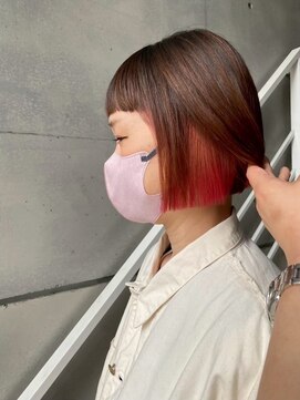 美容室カードル 新小岩店(Cadre) インナーカラー/ボブ