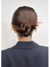 ヘアメンテ(Hairmainte) おしゃれ感際立つ後毛アレンジ♪