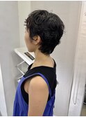 ショートパーマニュアンスパーマ癖毛風パーマピクシーカット
