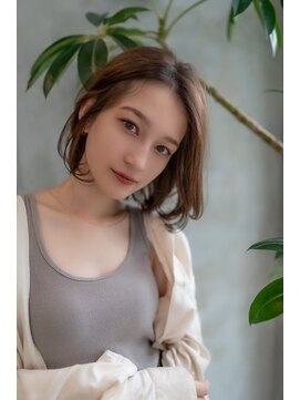 ドリップ バイ ハバナ 原宿(driP. by HAVANA) 20代30代ミディアム韓国風レイヤーカット髪質改善ストレート