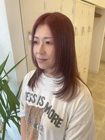 サラ ビューティー サイト 古賀店(SARA Beauty Sight)&nbsp;【ハイトーンレイヤー】20代30代/モーブピンク/ハイレイヤー