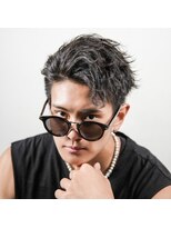 トゥルークリエイション 渋谷(True Creation SHIBUYA)&nbsp;ツーブロックマッシュツイストスパイラルパーマ無造作波巻き王道