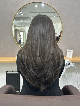 アイズ 横浜(IS) オリーブグレージュ/ブリーチなし/横浜/レイヤーカット