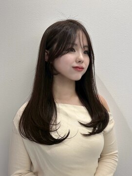 ハピネス 王寺店(Happiness) 顔まわりカット/前髪カット/韓国レイヤー/レイヤーカット