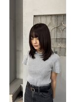 エイム(Aem.) ☆顔まわりレイヤーカット×髪質改善トリートメント