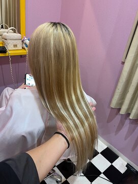 どぅ～す 梅田店 【レミー】シールエクステ&【韓国】イルミナカラー11