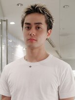 ラパンセヴェールメンズ 栄(LA PENSEE VERT MEN'S)&nbsp;ブロンドスパイキーショート